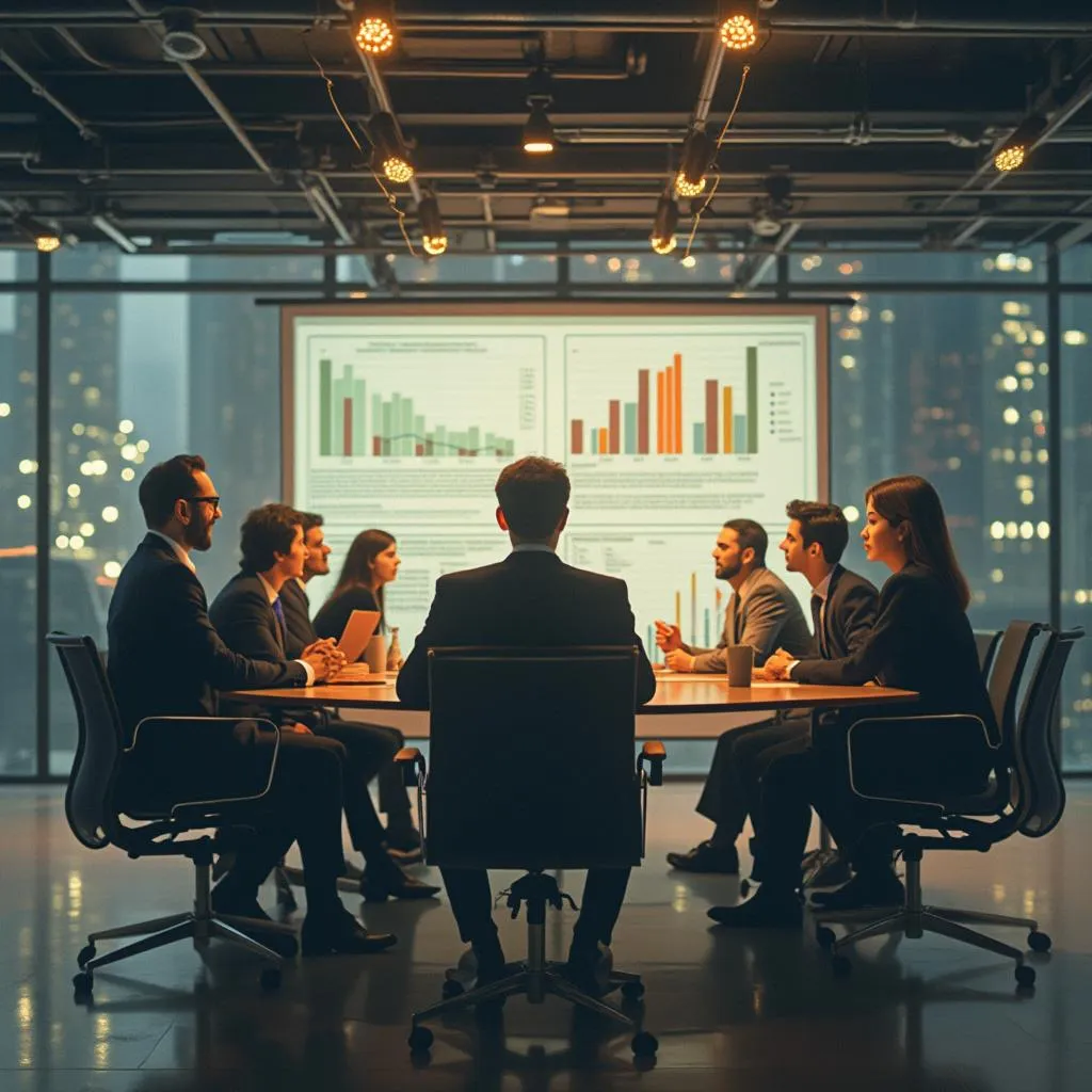 Equipo en reunión estratégica
